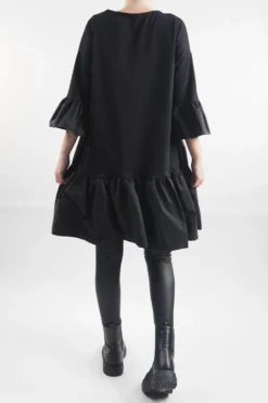 Made In Italy Moxie Pesca Rue Tunic Black -VogueCurve Store 20made in italy moxie pesca rue tunic dress black4.jpg