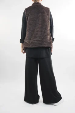 Laundry B Chalet Gilet Cocoa -VogueCurve Store laundry b chalet gilet cocoa 3.jpg