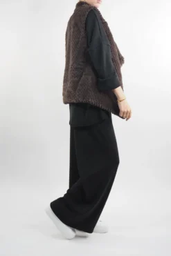 Laundry B Chalet Gilet Cocoa -VogueCurve Store laundry b chalet gilet cocoa 4.jpg