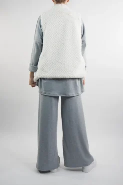 Laundry B Chalet Gilet Ecru 9 Laundry B Chalet Gilet Ecru -VogueCurve Store laundry b chalet gilet ecru 4.jpg