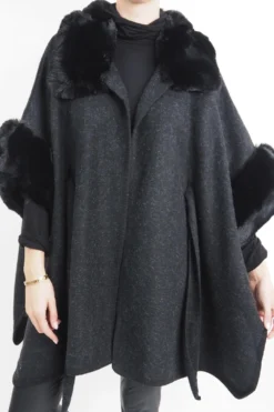 Laundry B Chalet Kloster Tie Waist Jacket Black -VogueCurve Store laundry b chalet kloster tie waist jacket black2.jpg