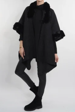 Laundry B Chalet Verbier Jacket Black -VogueCurve Store laundry b chalet verbier jacket black3.jpg