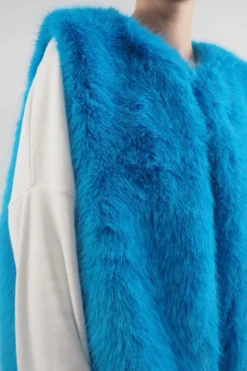 Laundry B Courchevel Faux Fur Gilet Turquoise 7 Laundry B Courchevel Faux Fur Gilet Turquoise -VogueCurve Store laundry b courchevel faux fur gilet turquoise15.jpg