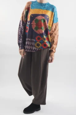 Laundry B Folk Digital Soft Knit Top -VogueCurve Store laundry b folk digital soft knit204.jpg