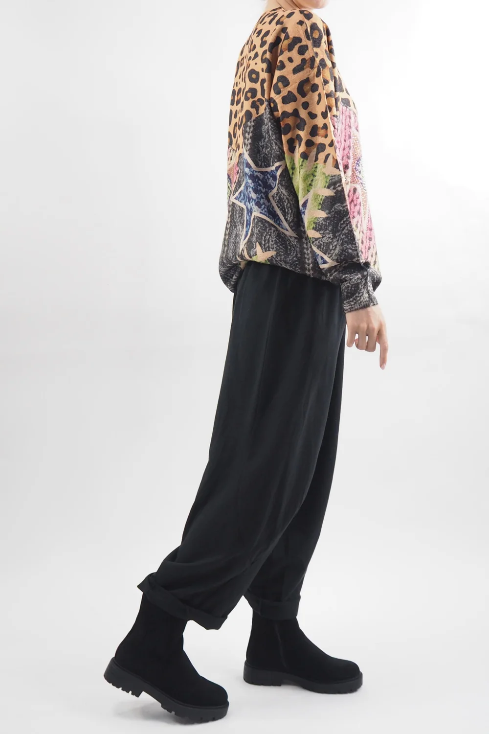 Laundry B Leopard Star Digital Soft Knit Top 5 Laundry B Leopard Star Digital Soft Knit Top - Image 3