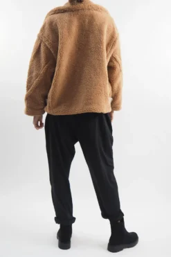 Laundry B Mara Teddy Bear Jacket Camel -VogueCurve Store laundry b mara teddy bear jacket camel 4.jpg