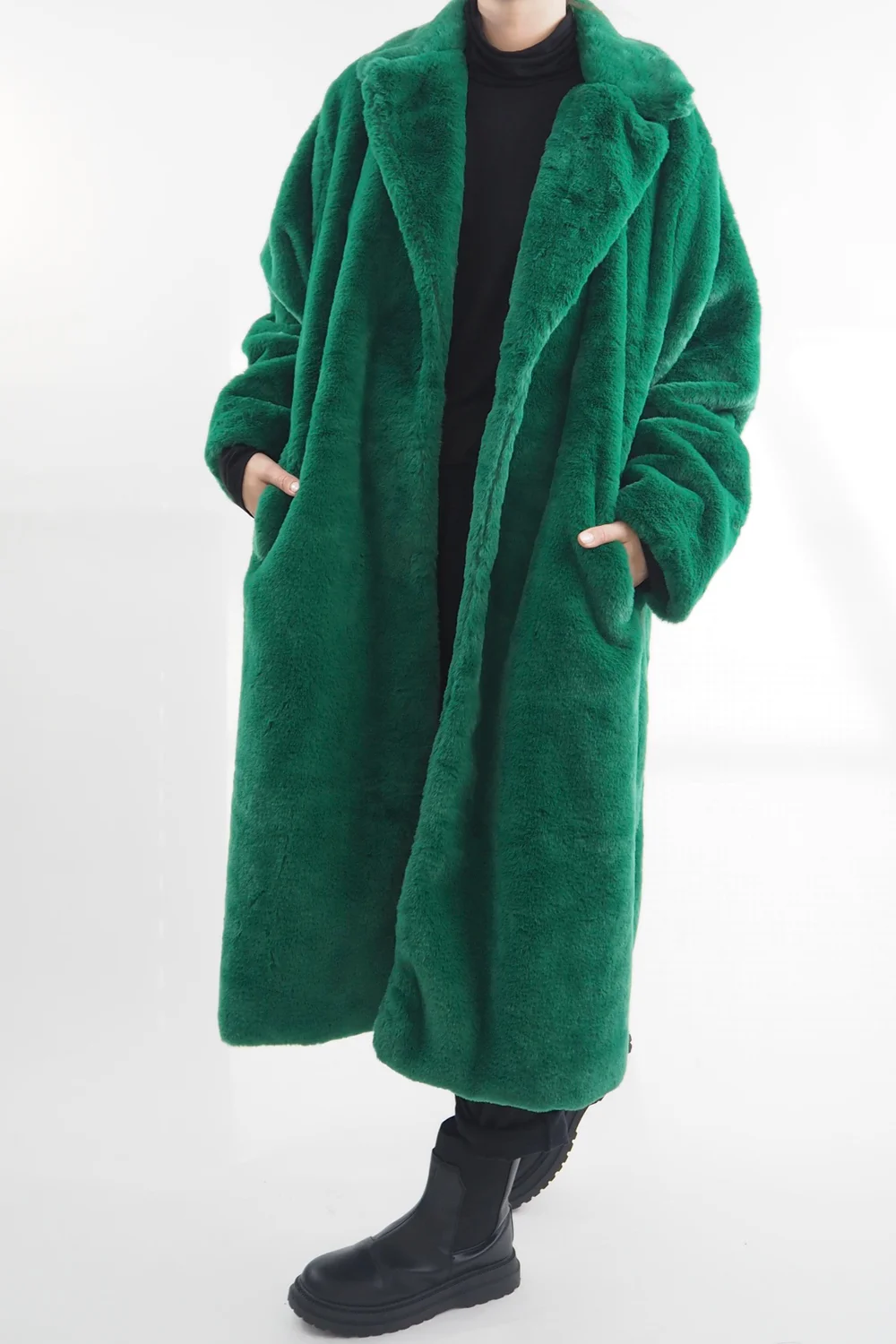Laundry B Mara Teddy Coat Emerald 6 Laundry B Mara Teddy Coat Emerald - Image 4