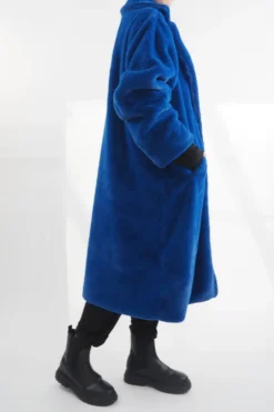 Laundry B Mara Teddy Coat Sapphire -VogueCurve Store laundry b mara teddy coat sapphire202.jpg