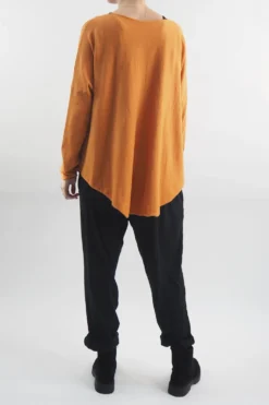 Laundry B Scoopy Knit Top Pumpkin -VogueCurve Store laundry b scoopy knit pumpkin2003.jpg