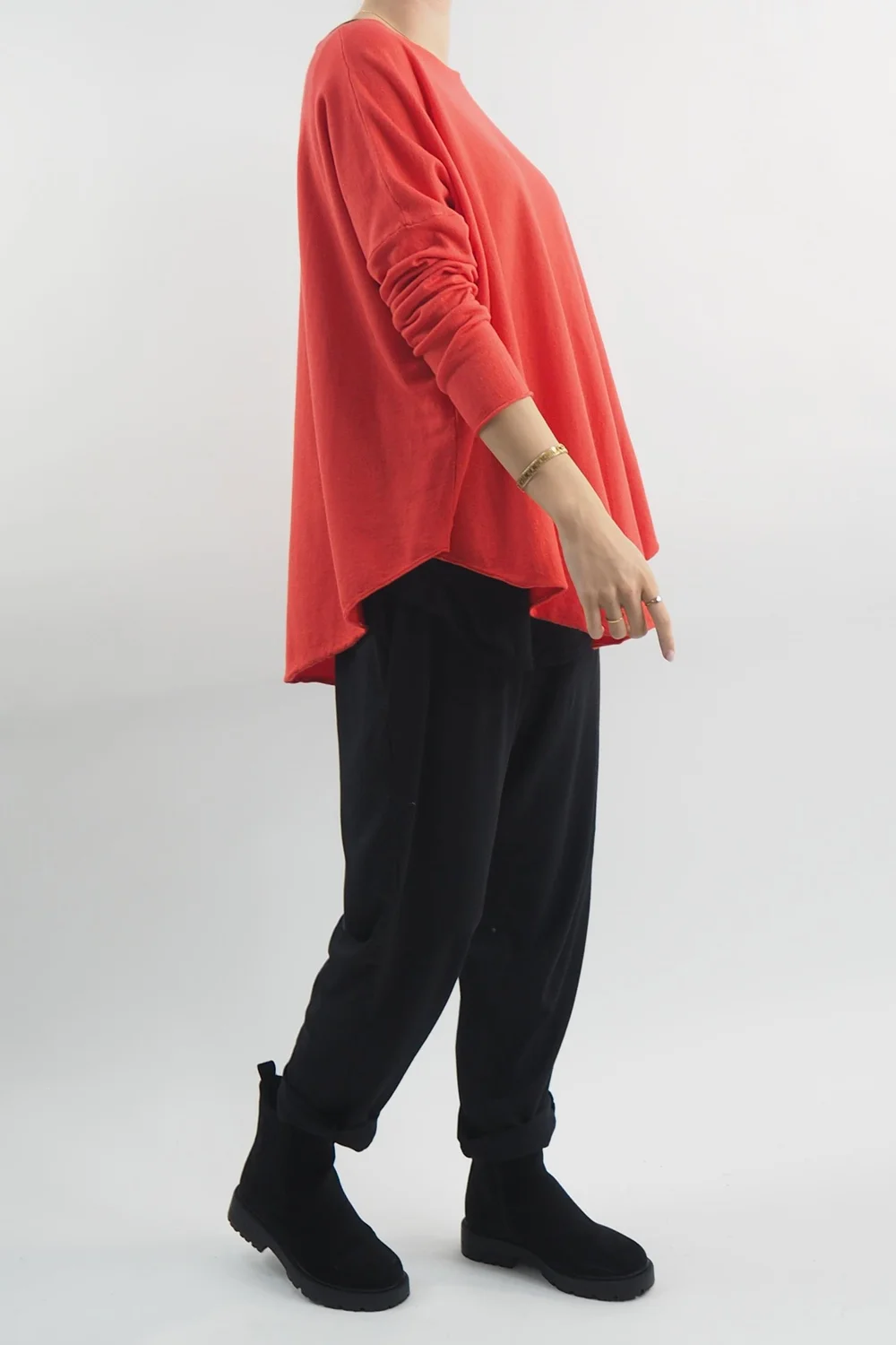 Laundry B Scoopy Knit Top Strawberry 4 Laundry B Scoopy Knit Top Strawberry - Image 2