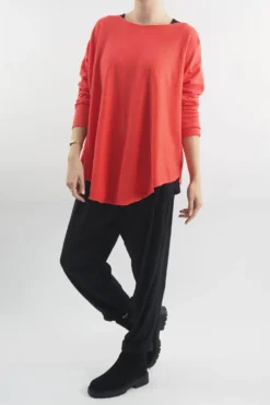 Laundry B Scoopy Knit Top Strawberry 9 Laundry B Scoopy Knit Top Strawberry -VogueCurve Store laundry b scoopy knit strawberry2004.jpg