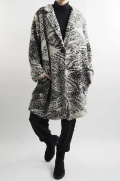 Made In Italy Oslo Abstract Boucle Jacket