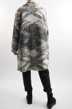 Made In Italy Oslo Abstract Boucle Jacket -VogueCurve Store made in italy abstract spot boucle jacket 4.jpg