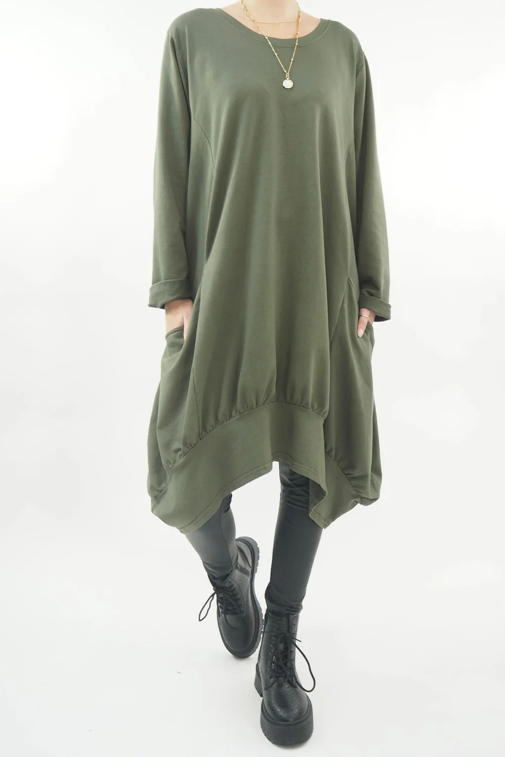 Made In Italy Apres Dip Side Bubble Tunic Bonsai 3 Made In Italy Apres Dip Side Bubble Tunic Bonsai