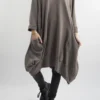 Made In Italy Apres Dip Side Bubble Tunic Earth 1 Made In Italy Apres Dip Side Bubble Tunic Earth -VogueCurve Store made in italy apres dip side bubble tunic earth201.jpg
