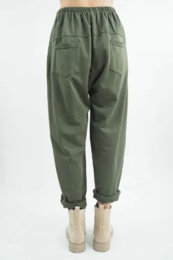 Made In Italy Apres Flat Front Pleat Jogger Bonsai -VogueCurve Store made in italy apres flat front pleat jogger bonsai03.jpg