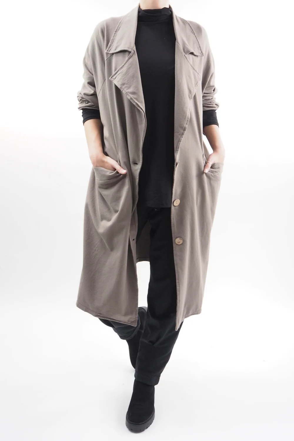 Made In Italy Apres Longline Relaxed Blazer Earth 3 Made In Italy Apres Longline Relaxed Blazer Earth