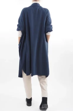 Made In Italy Apres Longline Relaxed Blazer Navy -VogueCurve Store made in italy apres longline relaxed blazer navy 4.jpg