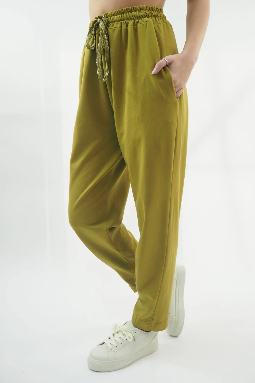 Made In Italy Apres Skinny Dart Jogger Oil 4 Made In Italy Apres Skinny Dart Jogger Oil - Image 2