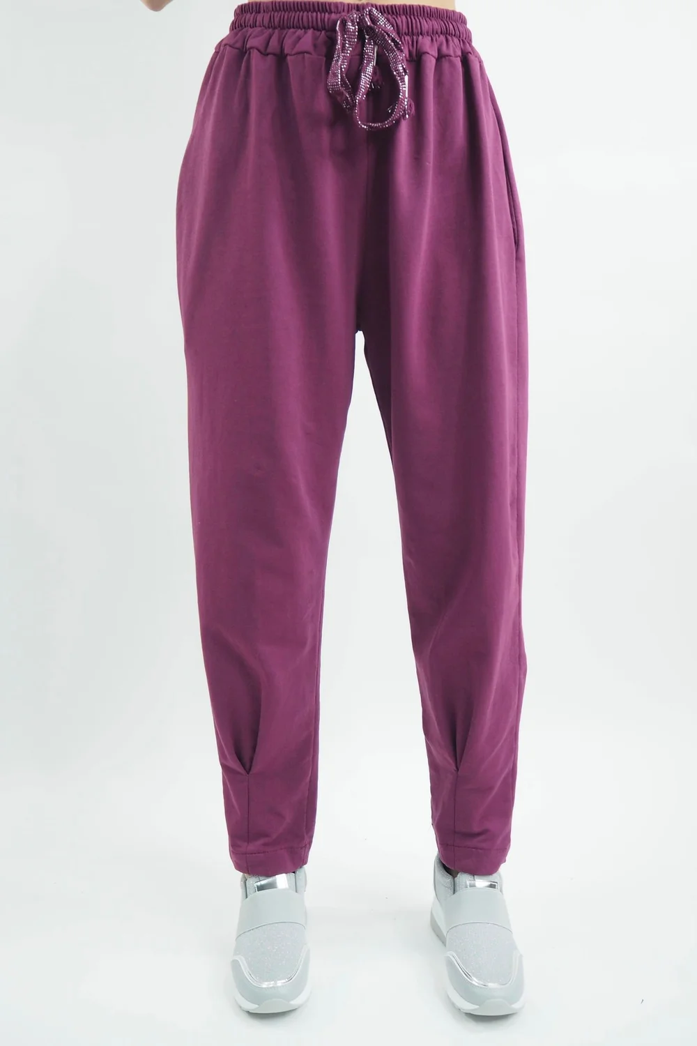 Made In Italy Apres Skinny Dart Jogger Plum 3 Made In Italy Apres Skinny Dart Jogger Plum