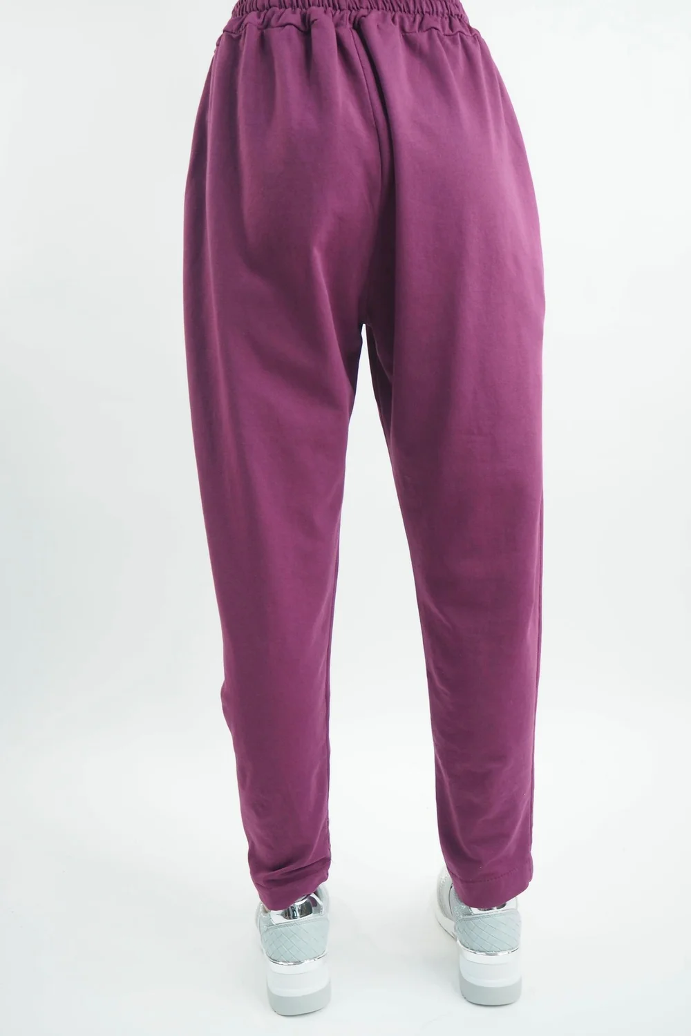 Made In Italy Apres Skinny Dart Jogger Plum 5 Made In Italy Apres Skinny Dart Jogger Plum - Image 3