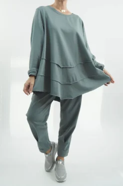 Made In Italy Apres Skinny Dart Jogger Steel 12 Made In Italy Apres Skinny Dart Jogger Steel -VogueCurve Store made in italy apres skinny dart jogger steel05.jpg