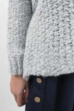 Made In Italy Arlo Basket Knit Top Dove -VogueCurve Store made in italy arlo basket knit top dove05.jpg