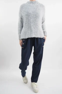 Made In Italy Arlo Basket Knit Top Dove -VogueCurve Store made in italy arlo basket knit top dove07.jpg