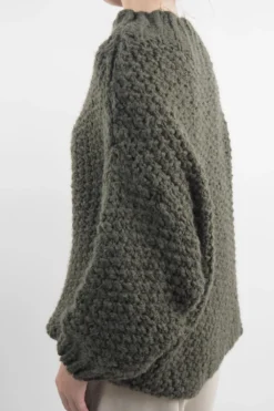 Made In Italy Arlo Basket Knit Top Khaki -VogueCurve Store made in italy arlo basket knit top khaki03.jpg