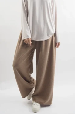 Made In Italy Belgravia Pull On Stretch Wide Leg Trouser Camel -VogueCurve Store made in italy belgravia pull on stretch wide leg trouser camel 1.jpg