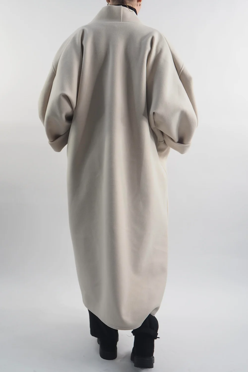 Made In Italy Belgravia Relaxed Coat Stone 5 Made In Italy Belgravia Relaxed Coat Stone - Image 3