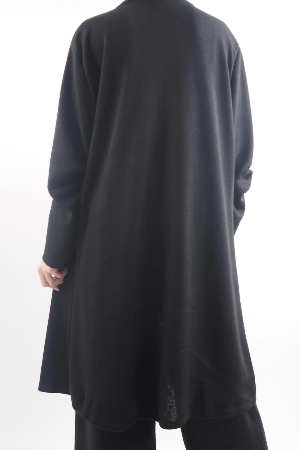 Made In Italy Belgravia Stretch Duster Jacket Black 5 Made In Italy Belgravia Stretch Duster Jacket Black - Image 3