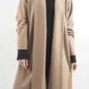 Made In Italy Belgravia Stretch Duster Jacket Camel -VogueCurve Store made in italy belgravia stretch duster jacket camel 1.jpg