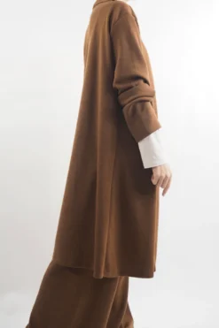 Made In Italy Belgravia Stretch Duster Jacket Chestnut -VogueCurve Store made in italy belgravia stretch duster jacket chestnut 2.jpg