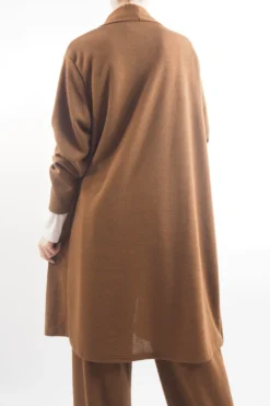 Made In Italy Belgravia Stretch Duster Jacket Chestnut -VogueCurve Store made in italy belgravia stretch duster jacket chestnut 3.jpg