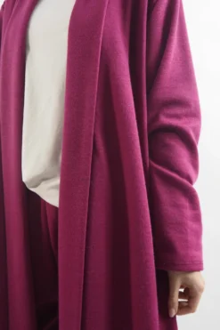 Made In Italy Belgravia Stretch Duster Jacket Magenta -VogueCurve Store made in italy belgravia stretch duster jacket magenta 2.jpg