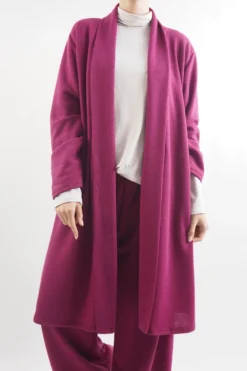 Made In Italy Belgravia Stretch Duster Jacket Magenta -VogueCurve Store made in italy belgravia stretch duster jacket magenta 4.jpg
