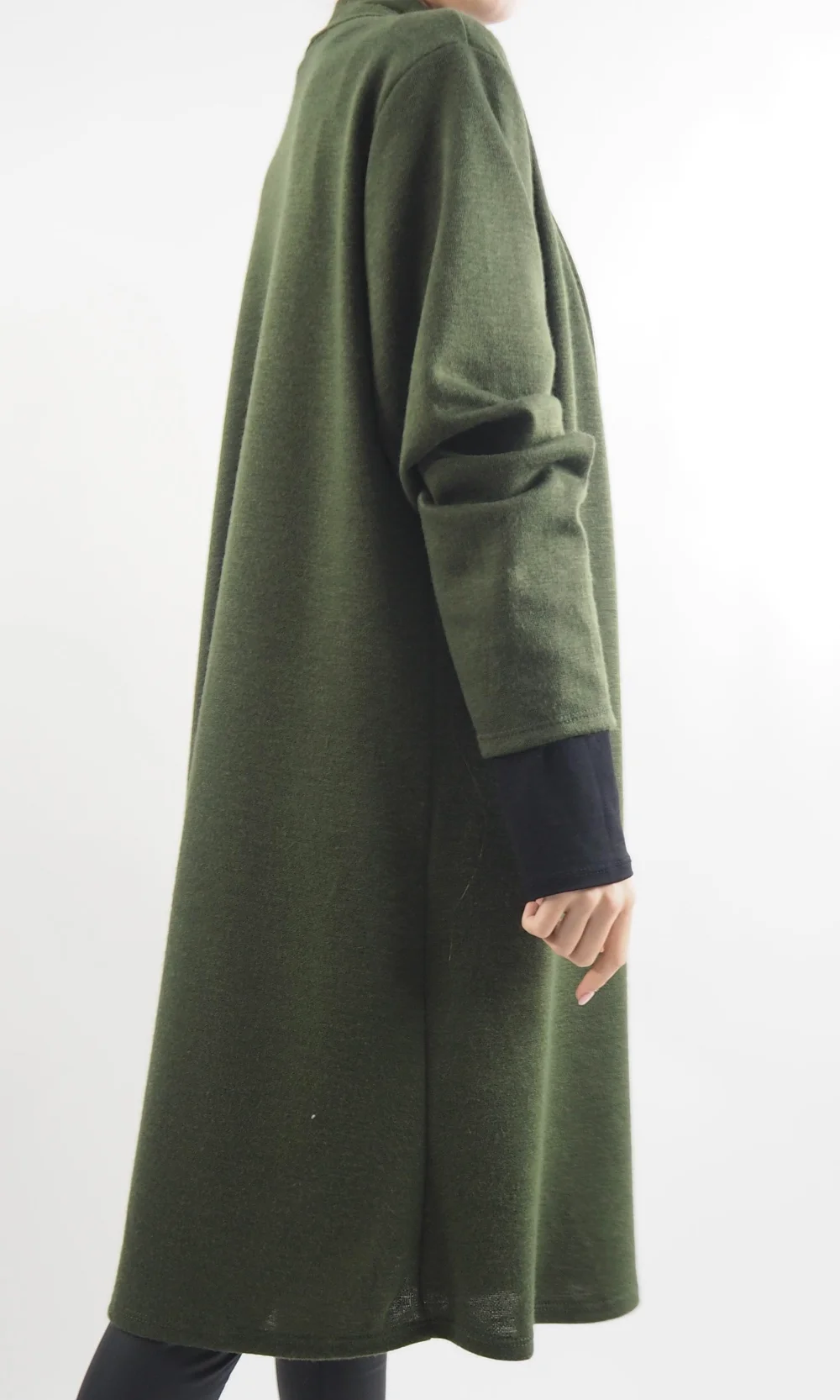 Made In Italy Belgravia Stretch Duster Jacket Olive / 4 Made In Italy Belgravia Stretch Duster Jacket Olive / - Image 2