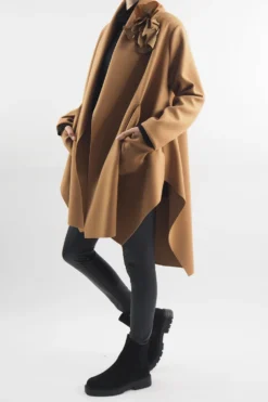 Made In Italy Belgravia Waterfall Swing Jacket Camel 7 Made In Italy Belgravia Waterfall Swing Jacket Camel -VogueCurve Store made in italy belgravia waterfall swing jacket camel1.jpg