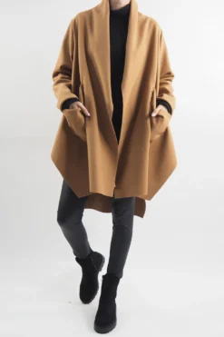 Made In Italy Belgravia Waterfall Swing Jacket Camel 9 Made In Italy Belgravia Waterfall Swing Jacket Camel -VogueCurve Store made in italy belgravia waterfall swing jacket camel4.jpg