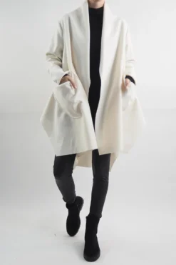 Made In Italy Belgravia Waterfall Swing Jacket Ecru 9 Made In Italy Belgravia Waterfall Swing Jacket Ecru -VogueCurve Store made in italy belgravia waterfall swing jacket ecru 4.jpg