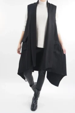 Made In Italy Belgravia Weekend Gilet Black