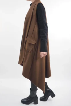 Made In Italy Belgravia Weekend Gilet Dark Chestnut -VogueCurve Store made in italy belgravia weekend gilet chestnut 3.jpg