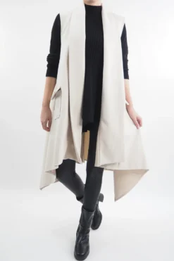 Made In Italy Belgravia Weekend Gilet Stone