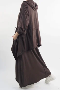 Made In Italy Bodhi Goody Hoodie Umber -VogueCurve Store made in italy bodhi goody hoodie umber5.jpg