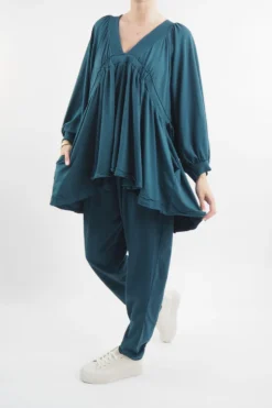 Made In Italy Bodhi Rock The Smock Dark Lagoon -VogueCurve Store made in italy bodhi rock the smock dark lagoon 2.jpg