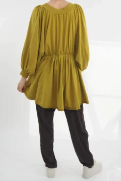 Made In Italy Bodhi Rock The Smock Ochre -VogueCurve Store made in italy bodhi rock the smock oil2.jpg