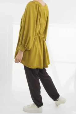 Made In Italy Bodhi Rock The Smock Ochre -VogueCurve Store made in italy bodhi rock the smock oil3.jpg