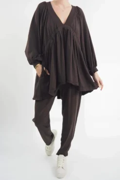 Made In Italy Bodhi Rock The Smock Umber