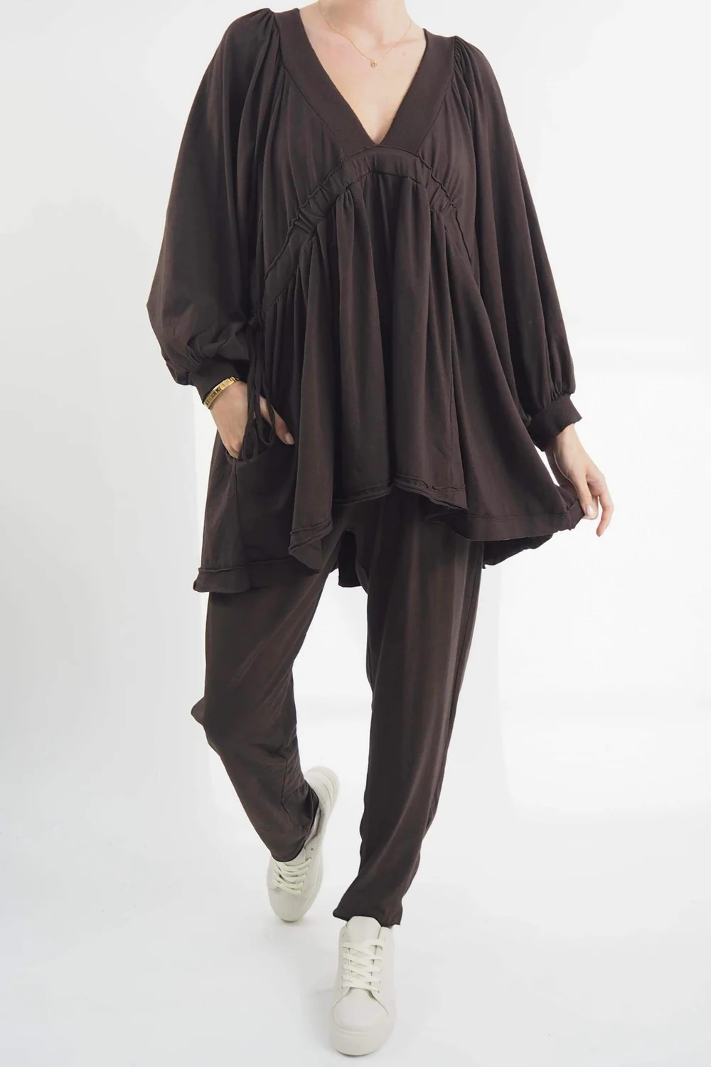 Made In Italy Bodhi Rock The Smock Umber 3 Made In Italy Bodhi Rock The Smock Umber